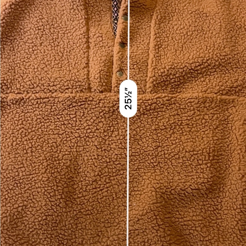 Alpine Design Women's 1/4 Snap Sherpa Pullover Sweater M - Picture 9 of 10